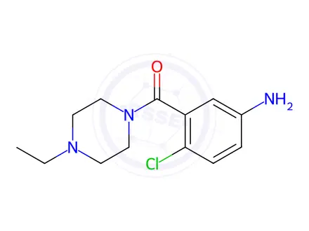 Chemical structure of (5-Amino-2-chlorophenyl)-(4-ethylpiperazin-1-yl)methanone