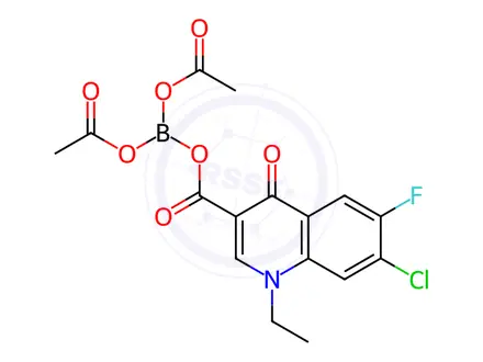 Chemical structure of Norfloxacin Impurity 13