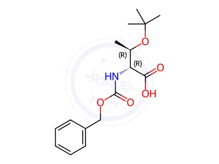 Chemical structure of Z-Allo-thr(tbu)-oh dcha