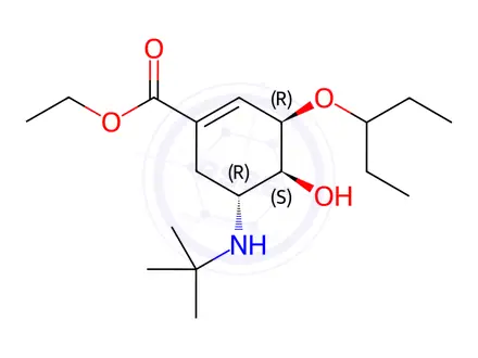 Chemical structure of Oseltamivir Impurity 18