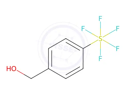 Chemical structure of 4-(Pentafluorosulfur)benzyl alcohol
