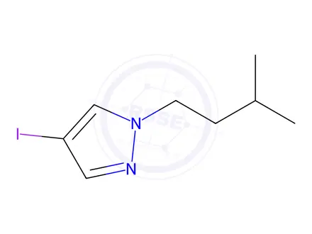 Chemical structure of 4-Iodo-1-isopentylpyrazole