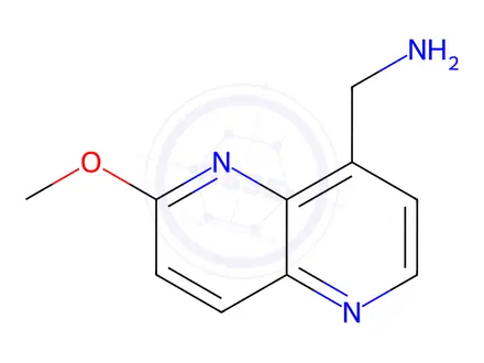 Chemical structure of (6-Methoxy-1,5-naphthyridin-4-yl)methanamine