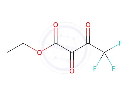 Chemical structure of Butanoic acid, 4,4,4-trifluoro-2,3-dioxo-, ethyl ester