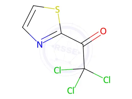 Chemical structure of 2,2,2-Trichloro-1-(thiazol-2-yl)ethan-1-one