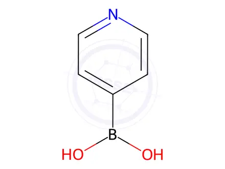 Chemical structure of Pyridine-4-boronic acid