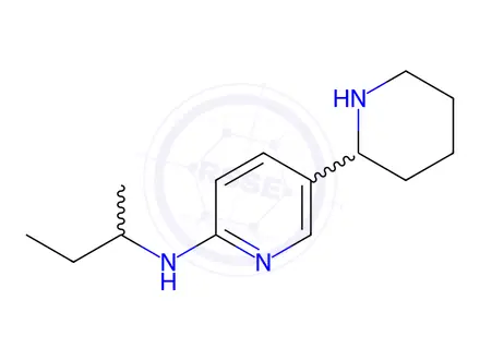Chemical structure of N-(sec-Butyl)-5-(piperidin-2-yl)pyridin-2-amine