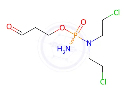 Chemical structure of Cyclophosphamide Impurity 1 (Aldehyde phosphoramide)