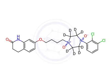 Chemical structure of Aripiprazole-d8 N,N-Dioxide