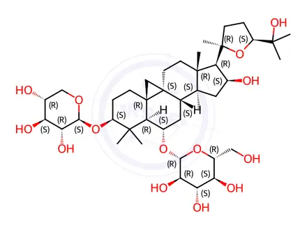 Chemical structure of Astragaloside IV