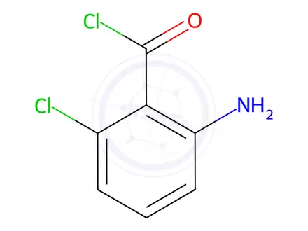 Chemical structure of Benzoyl chloride, 2-amino-6-chloro-(9CI)