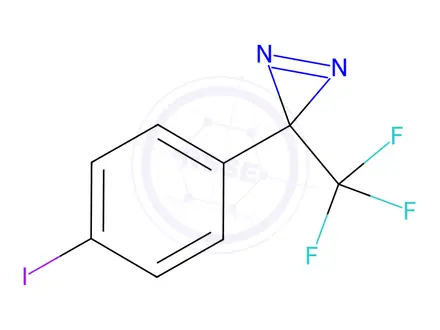 Chemical structure of 3-(4-iodophenyl)-3-(trifluoromethyl)-3H-diazirine