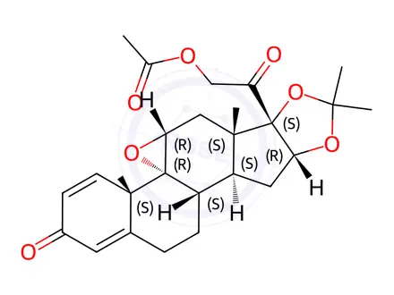 Chemical structure of Triamcinolone Acetonide Impurity 31