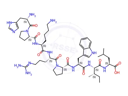Chemical structure of Xenin-8