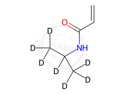 Chemical structure of Acrylamide-d7