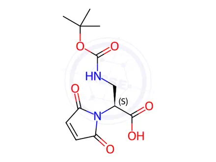 Chemical structure of Mal-L-Dap(Boc)-OH*DCHA