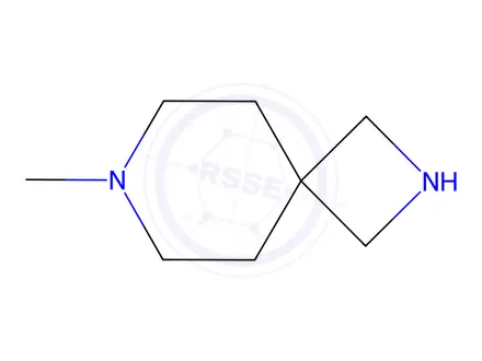 Chemical structure of 2,7-Diazaspiro[3.5]nonane, 7-Methyl-