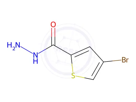 Chemical structure of 4-Bromothiophene-2-carbohydrazide
