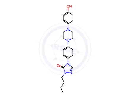 Chemical structure of Itraconazole Impurity 28