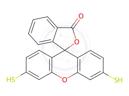 Chemical structure of Thiofluorescein