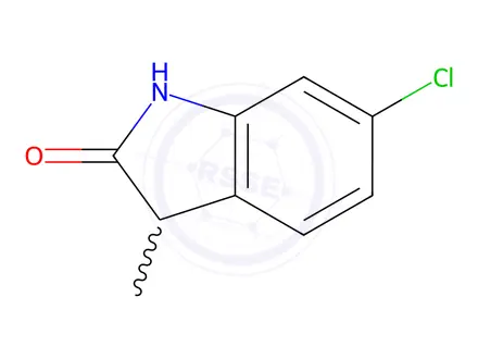 Chemical structure of 6-Chloro-3-methylindolin-2-one
