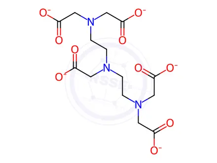 Chemical structure of Gadodiamide Impurity 2 Disodium Salt (Gadodiamide Hydrate EP Impurity B Disodium Salt) (Gd-DTPA Disodium Salt)