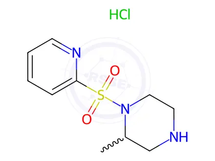 Chemical structure of 2-Methyl-1-(pyridine-2-sulfonyl)-piperazine hydrochloride