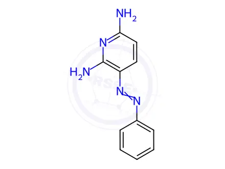 Chemical structure of Phenazopyridine hydrochloride