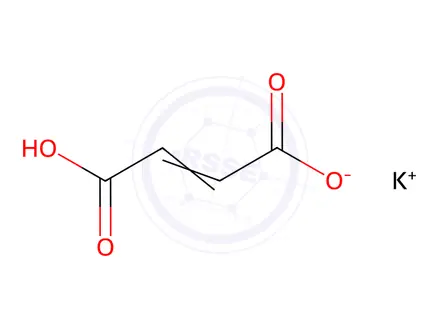 Chemical structure of FUMARIC ACID POTASSIUM)