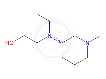 Chemical structure of 2-(Ethyl(1-methylpiperidin-3-yl)amino)ethanol