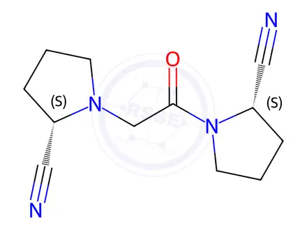 Chemical structure of Vildagliptin Impurity 49