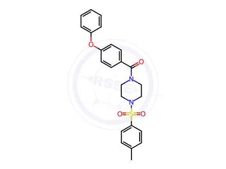 Chemical structure of (4-Phenoxyphenyl)(4-tosylpiperazin-1-yl)methanone