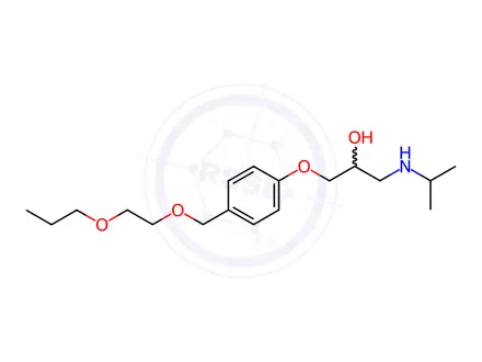 Chemical structure of Bisoprolol EP Impurity B