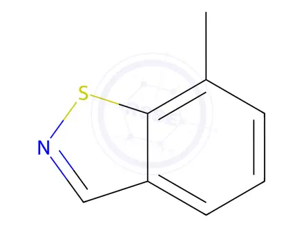 Chemical structure of 7-Methylbenzo[d]isothiazole