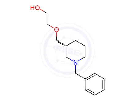 Chemical structure of 2-((1-Benzylpiperidin-3-yl)methoxy)ethanol
