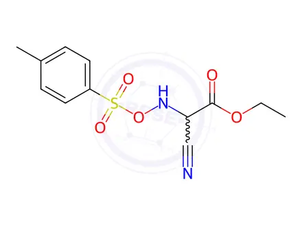 Chemical structure of Cyano[[[(4-methylphenyl)sulfonyl]oxy]amino]-Acetic Acid Ethyl Ester