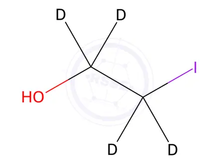 Chemical structure of 2-Iodoethanol-d4