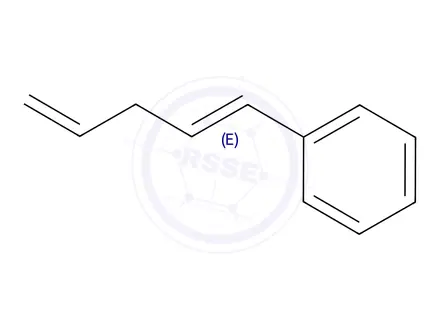 Chemical structure of ((E)-PENTA-1,4-DIENYL)-BENZENE