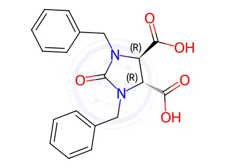 Chemical structure of Biotin Impurity 12