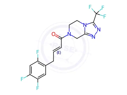 Chemical structure of Sitagliptin Impurity 13