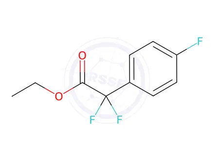 Chemical structure of Ethyl 2,2-difluoro-2-(4-fluorophenyl)acetate