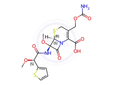 Chemical structure of Cefoxitin Impurity F