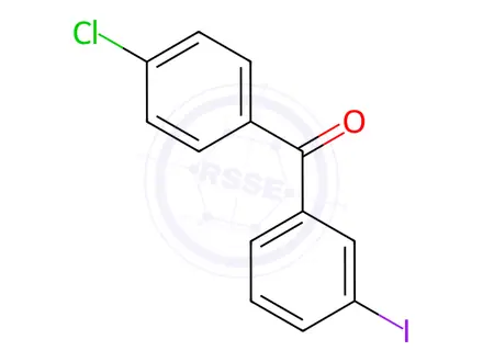 Chemical structure of 4'-Chloro-3-iodobenzophenone