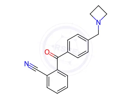 Chemical structure of 4'-Azetidinomethyl-2-cyanobenzophenone