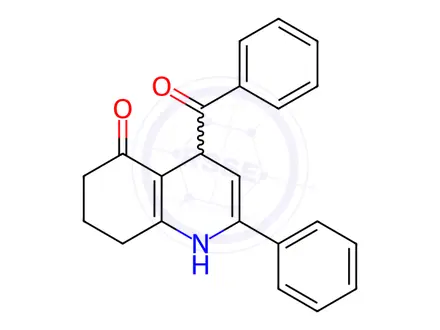Chemical structure of 4-Benzoyl-2-phenyl-4,6,7,8-tetrahydroquinolin-5(1H)-one