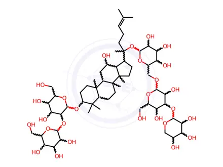 Chemical structure of Ginsenoside Ra3