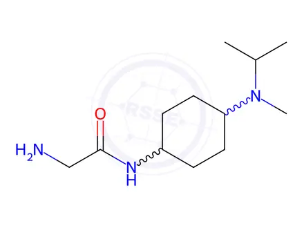 Chemical structure of 2-Amino-N-(4-(isopropyl(methyl)amino)cyclohexyl)acetamide