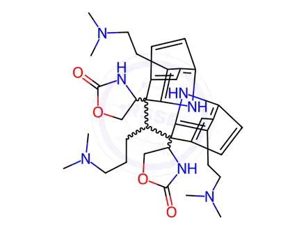 Chemical structure of Zolmitriptan EP Impurity C