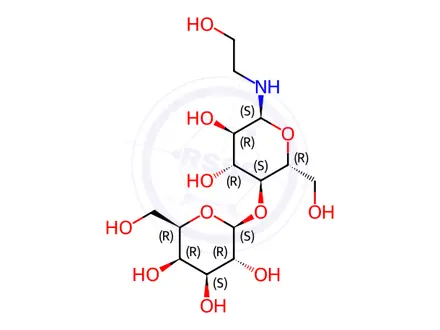 Chemical structure of Lactose Olamine Adduct