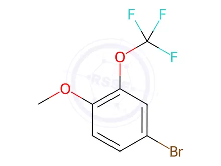 Chemical structure of 4-Bromo-2-(trifluoromethoxy)anisole